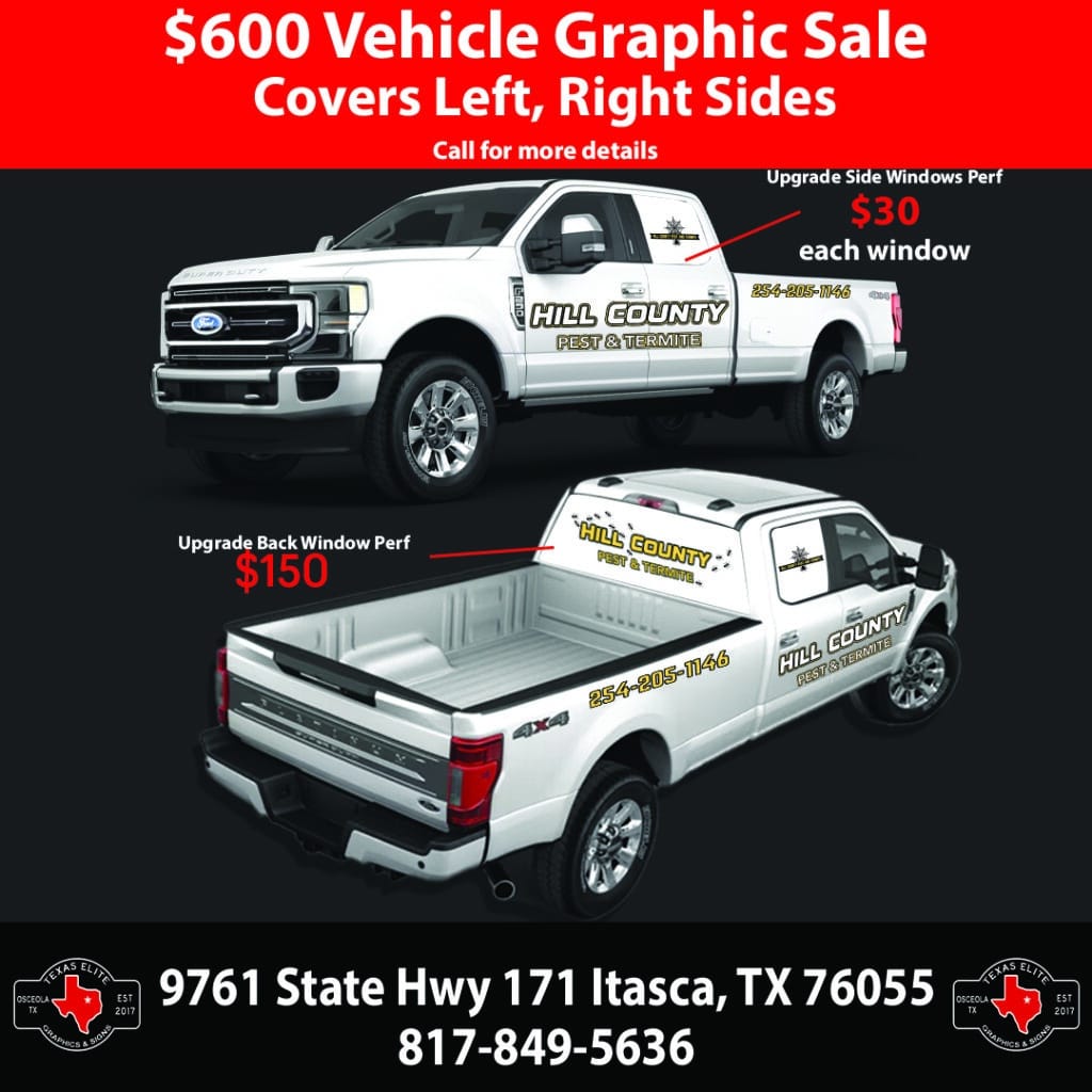 Vehicle Graphics Sale